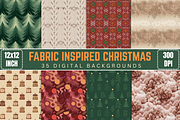 Fabric Inspired Christmas Texture, a Background Photo by Ink Gallery (Thumbnail 1 of 2)