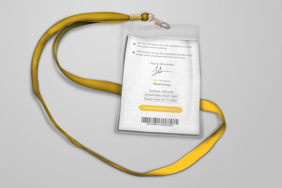 Content Marketing Office ID Card, a Card Template by Dotnpix (Photo 4 of 5)