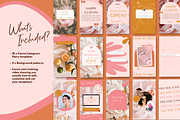 Boho Canva Instagram Story Templates, a Social Media Template by Kurly Creative (Thumbnail 3 of 11)