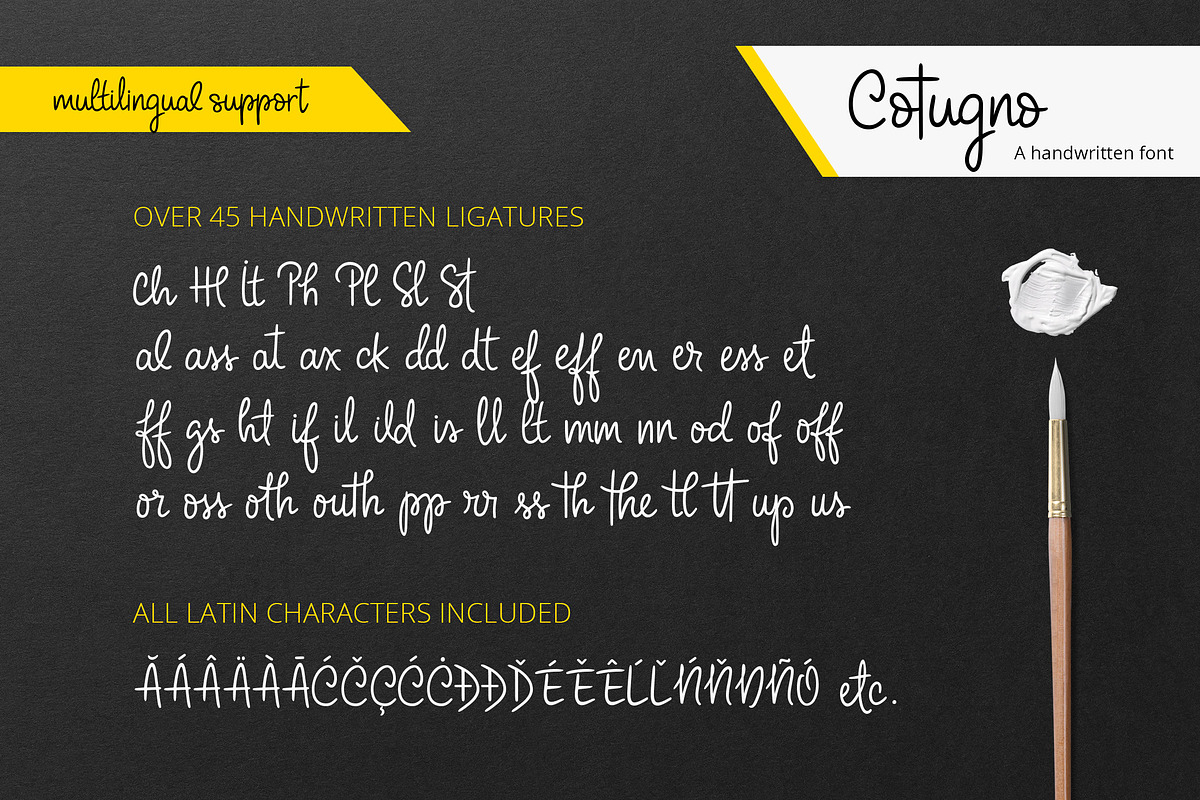 Cotugno Script Font preview 7