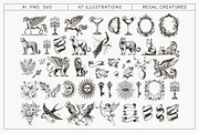 Regal Creatures. Art & Textures, an Object Graphic by Purple (Thumbnail 5 of 10)
