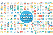 Finance and Payment Icon Set., an Icon by Vector Portal (Thumbnail 1 of 6)