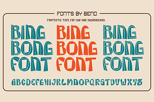 Bing Bong Playful Font
