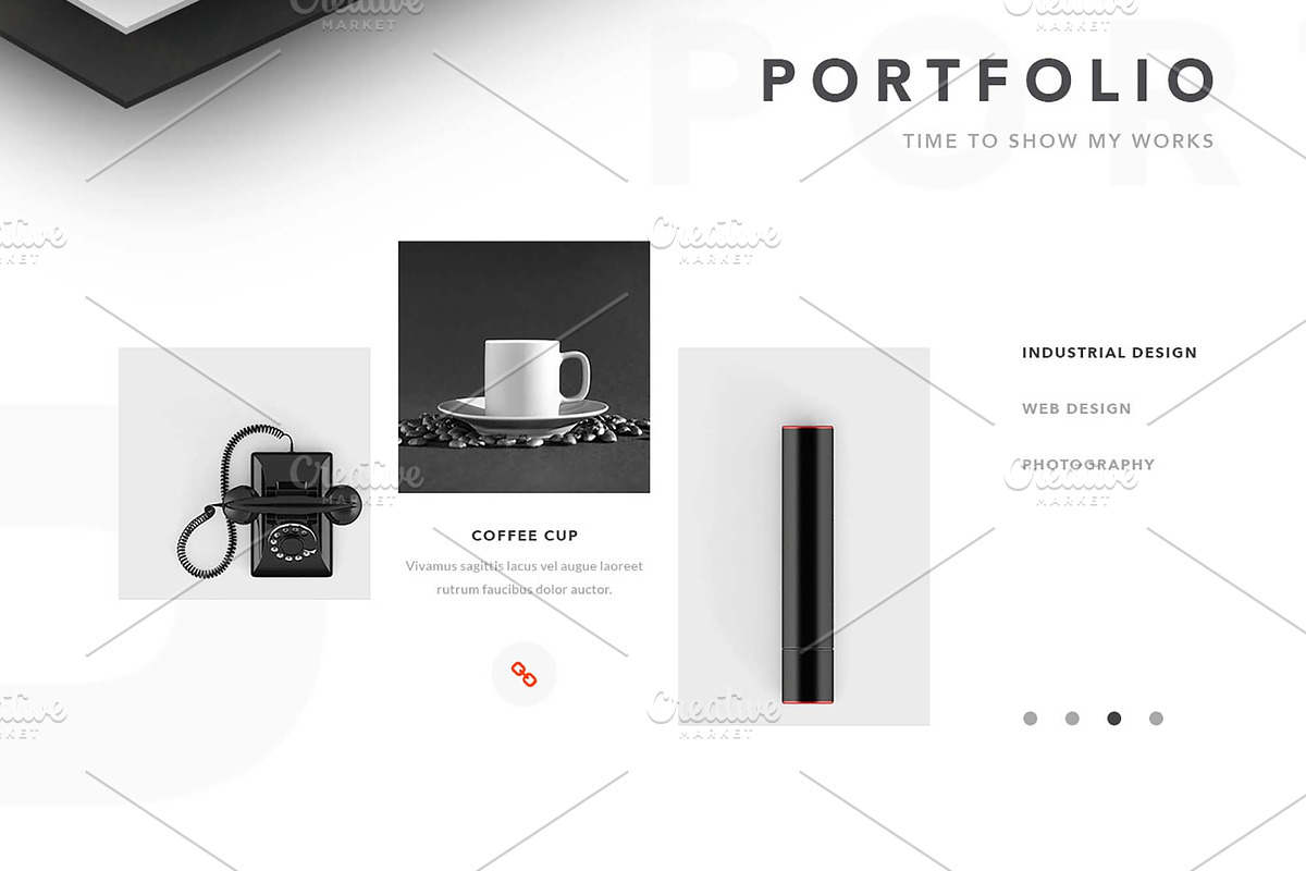Vanzer Portfolio Website Template, an UI Kit Template by INDERNEILk (Photo 1 of 4)