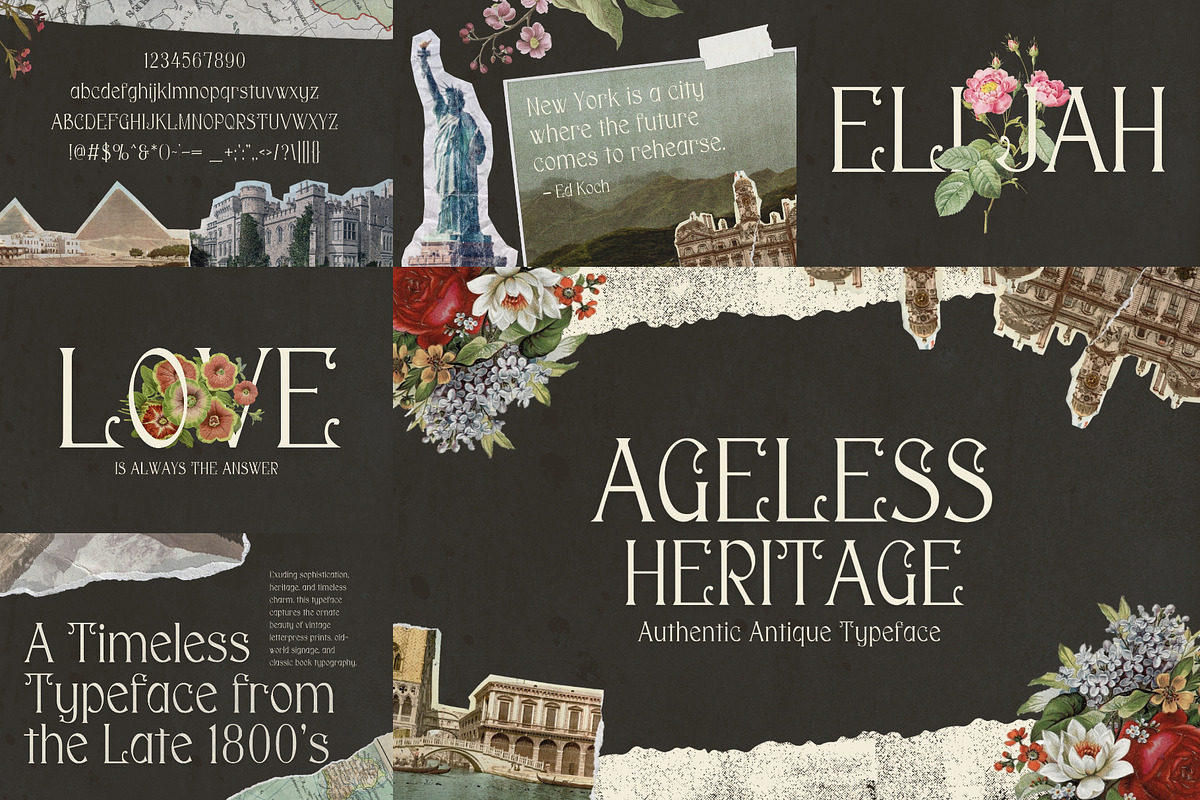 Art Nouveau Font Bundle – 28 Fonts!, a Serif Font by HipFonts (Photo 10 of 10)