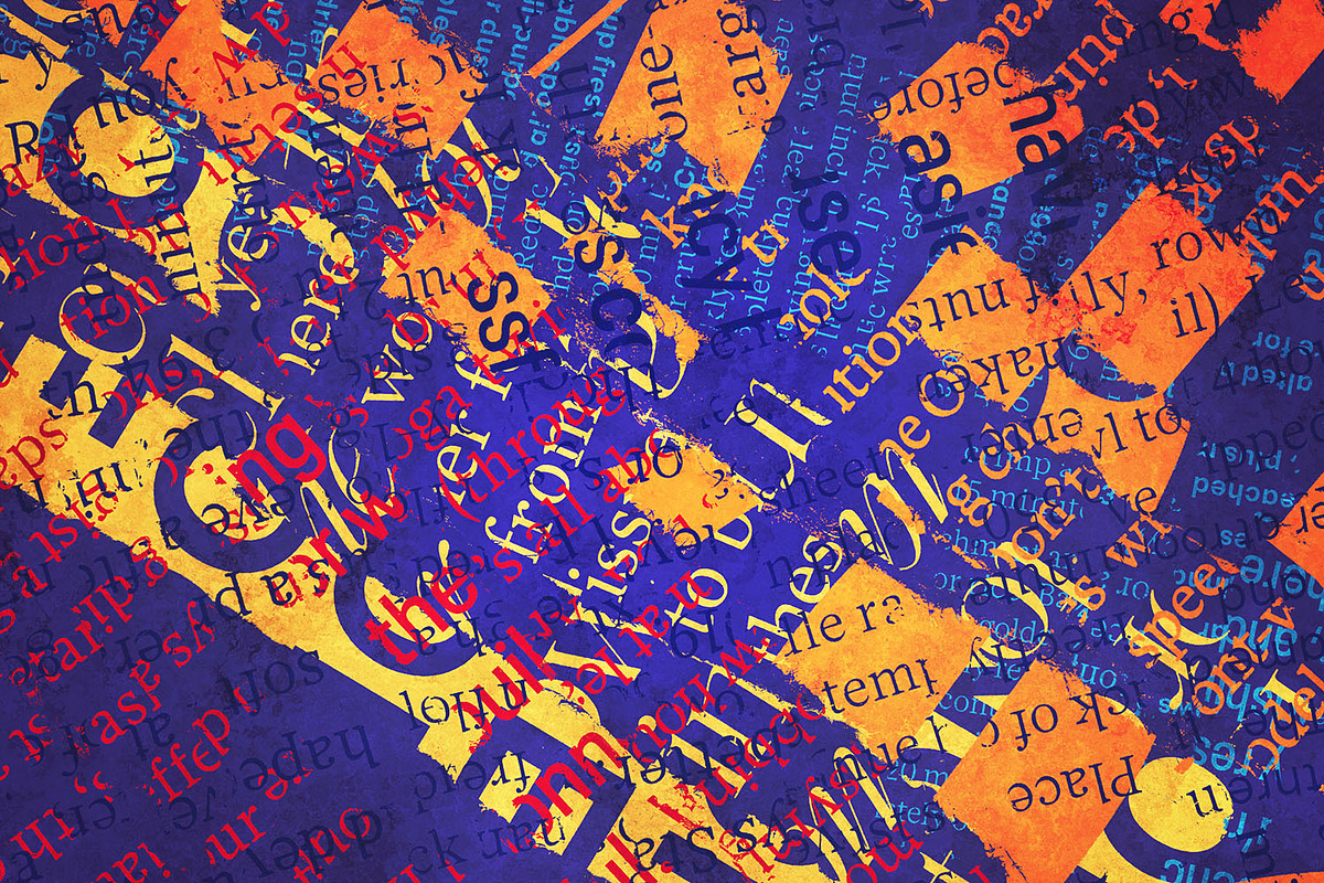 Text Collage Photoshop Brushes, a Brush Add-On by Heather Green Designs (Photo 12 of 12)