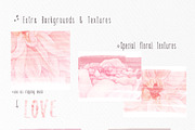 BlushPink Watercolor Floral Clipart, an Illustration by May • SHO (Thumbnail 11 of 15)