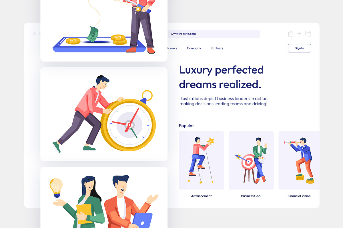 Business and Work illustration Set, a Work Illustration by Vectors Market (Photo 4 of 8)