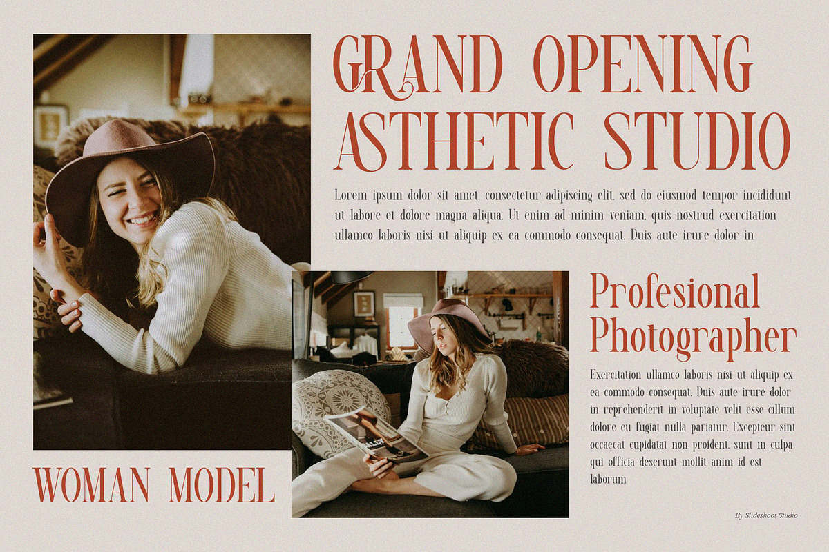 Grashy || Elegant Serif Font, a Serif Font by Idea Studio (Photo 2 of 10)