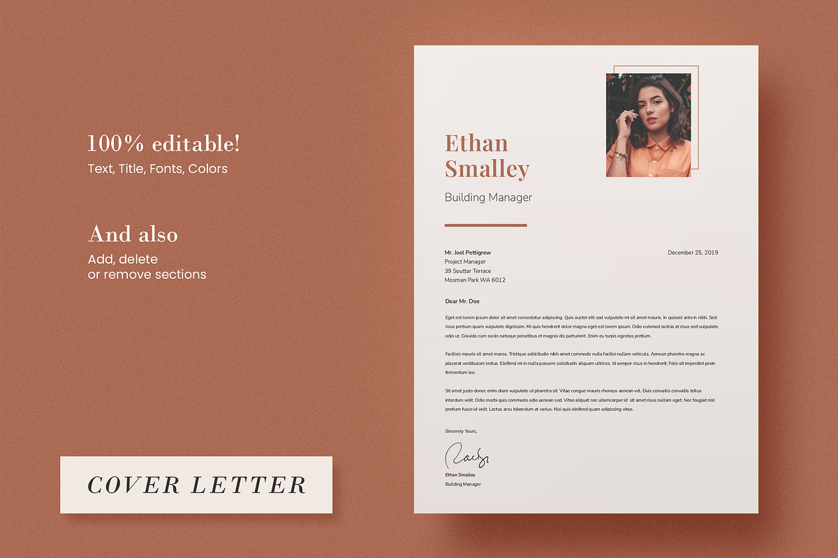 Modern Resume Template CV, a Resume Template by Theme Weavers (Photo 4 of 5)