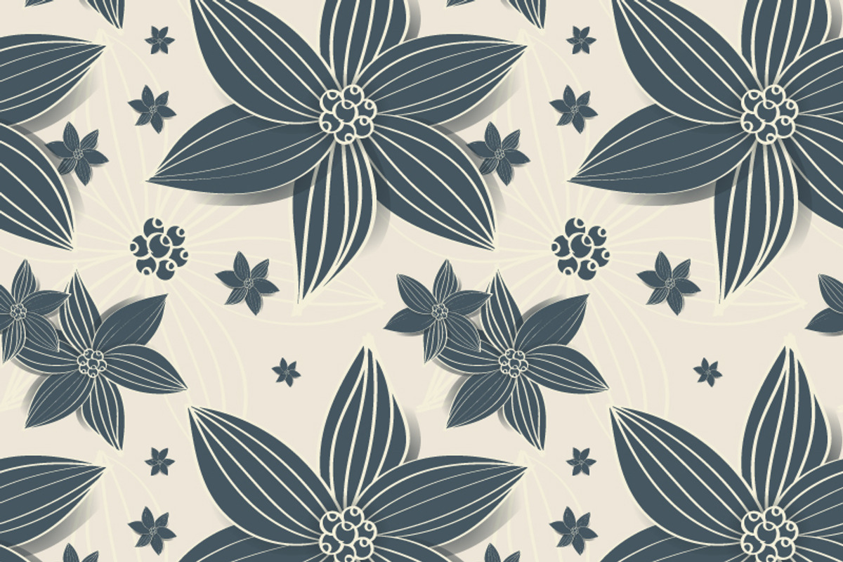8 Pattern Seamless Asian style set, a Pattern Graphic by skyclick (Photo 5 of 9)