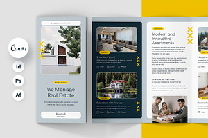 Realtor Estate Agency Brochure 3fold, a Brochure Template by artbart