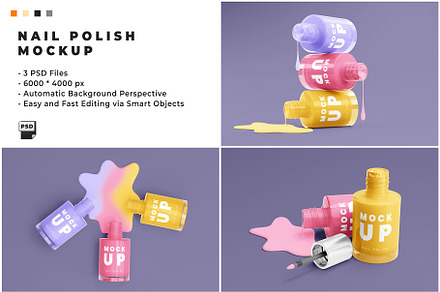 Nail Polish Mockup, a Product Mockup by Artnivora.Std