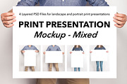 Mixed Artwork Presentation Mockup, a Product Mockup by Studio W&W (Thumbnail 1 of 3)