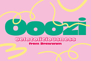 Ooozi | Big & bold font, a Sans Serif Font by Drawwwn (Thumbnail 1 of 10)