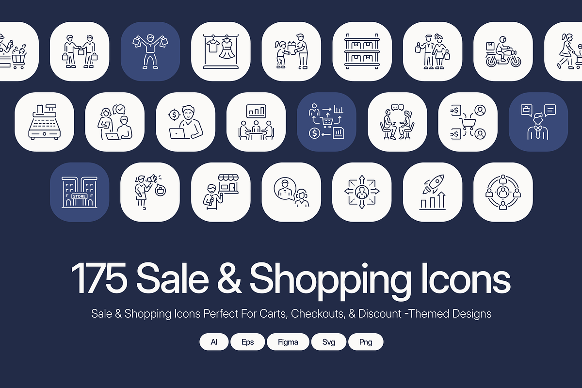 175 Sale and Shopping Icon, an Outline Icon by Prosymbols (Photo 1 of 9)