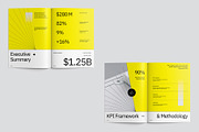 Modern Minimalist KPI Report - Bline, a Brochure Template by fakhroo (Thumbnail 4 of 9)