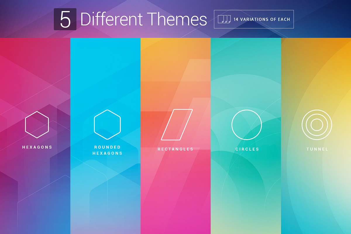 70 Geometric Backgrounds preview 2