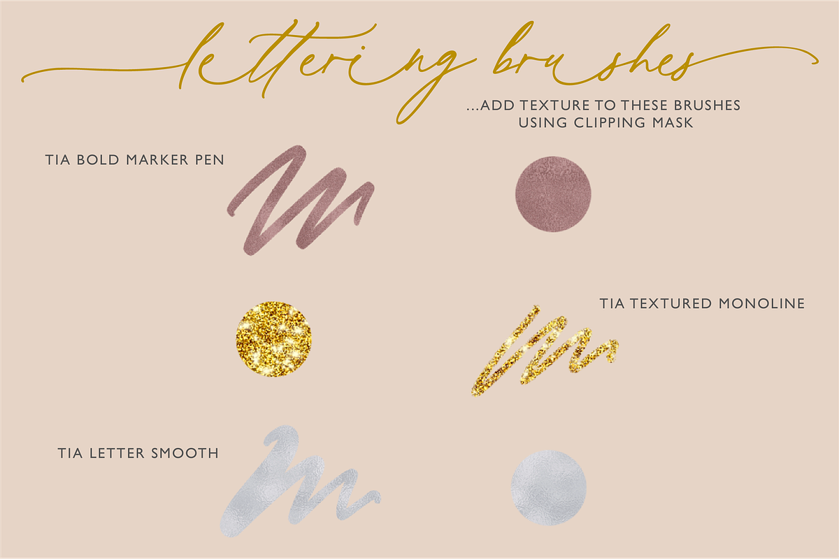 Metallic Watercolor Kit | Procreate, a Brush Add-On by theinkaffair (Photo 10 of 13)