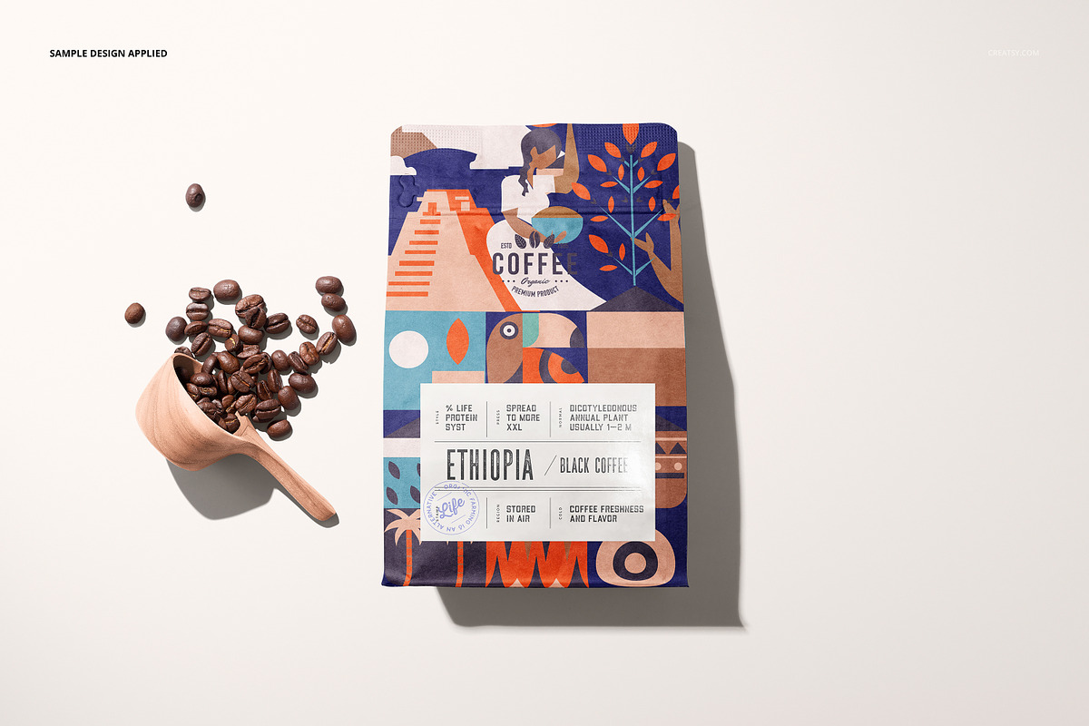Coffee Bag Mockup Set, a Product Mockup by creatsy5 (Photo 4 of 15)