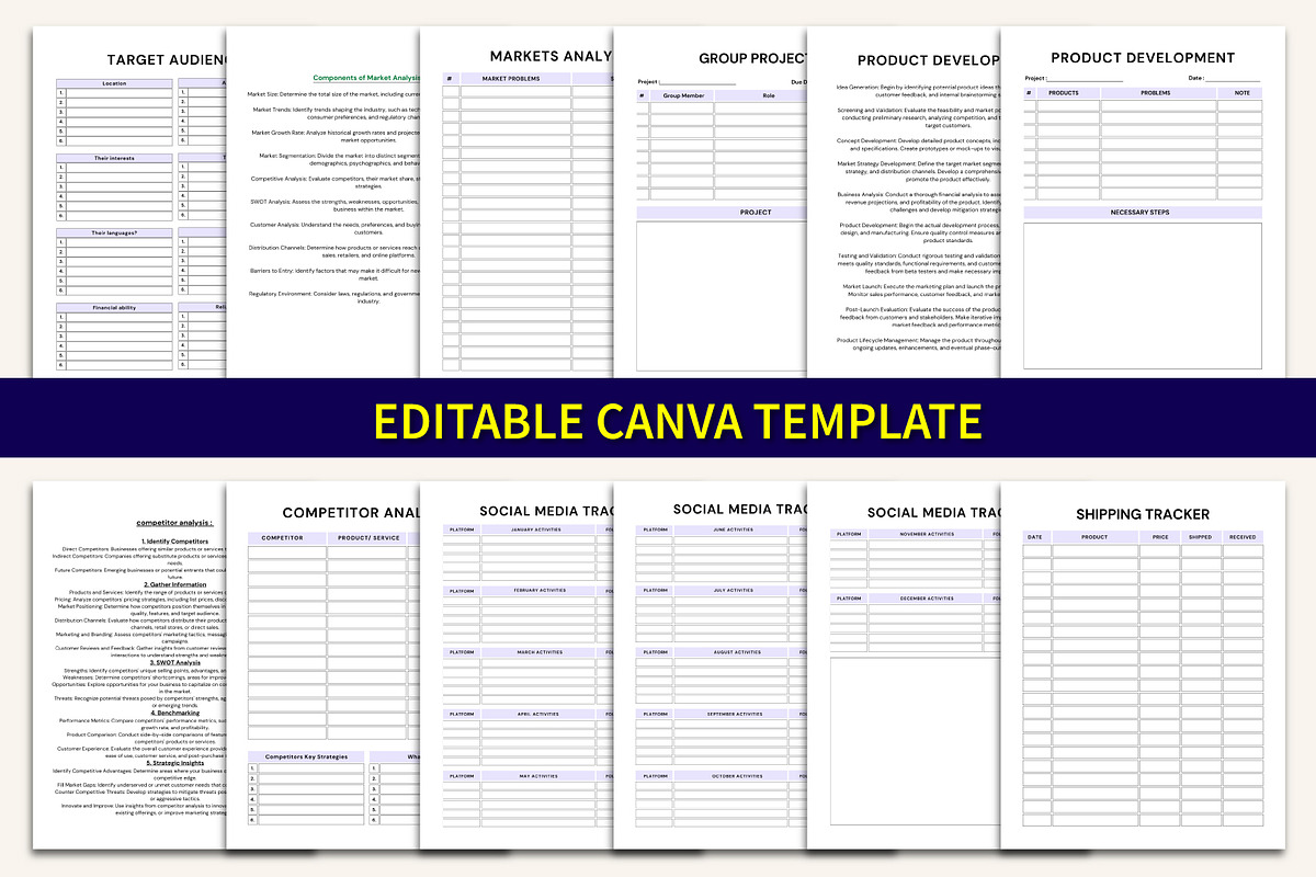 Entrepreneur’s Success Workbook, a Stationery Template by Designmela01 (Photo 3 of 10)