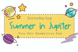 Summer in Jupiter Handwritten Font