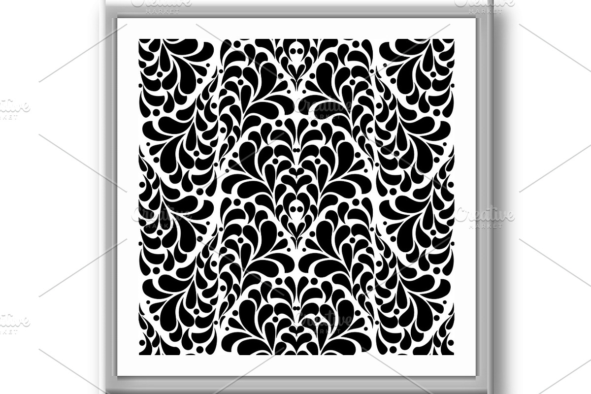 Flower geometric pattern., a Pattern Graphic by RODINA (Photo 3 of 3)