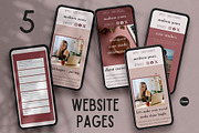 Social Media Manager Canva Website, a Websites & App Template by Made by Melody (Thumbnail 2 of 12)