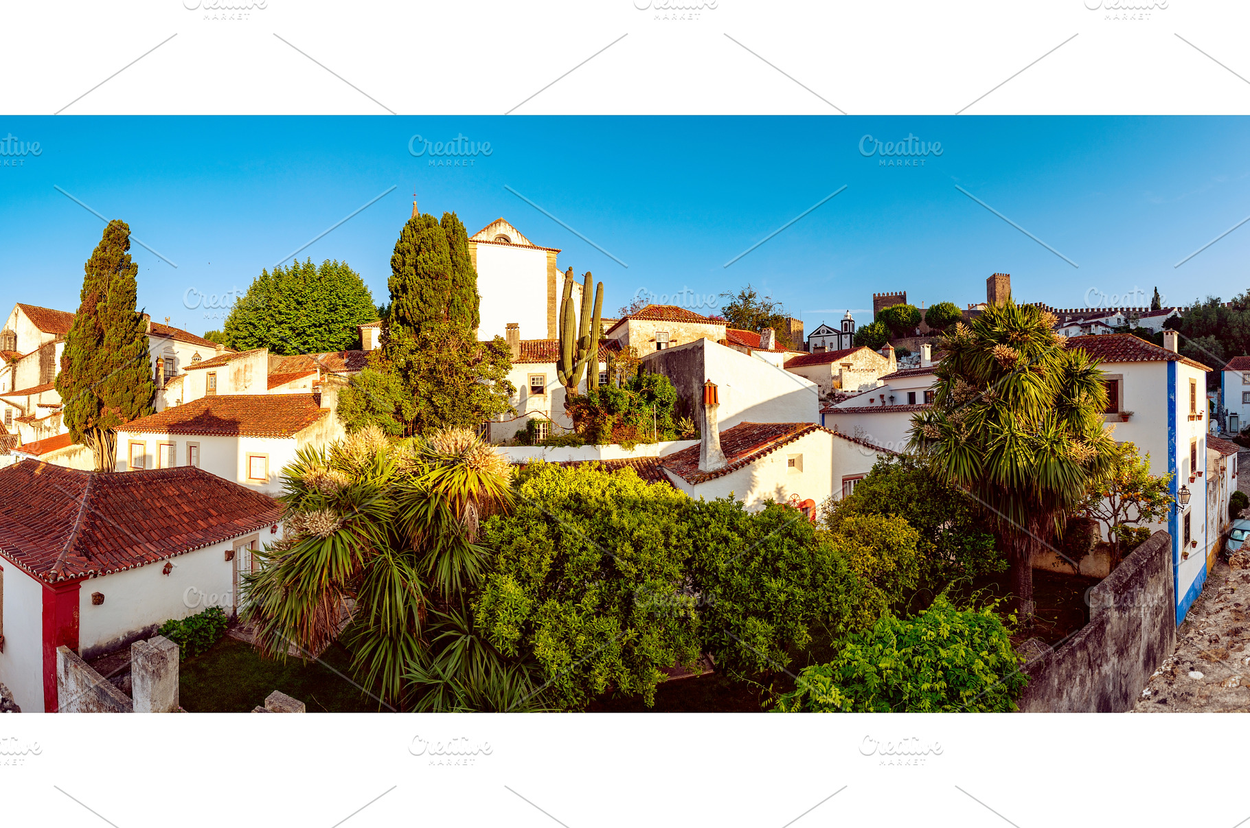View of Obidos streets, Leiria, an Architecture Photo by Nature and travel