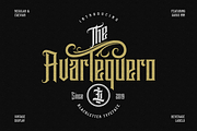 Avartequero for Tattoo & Motorcycle, a Blackletter Font by ilhamtaro (Thumbnail 1 of 6)