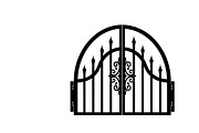 Ornate Iron Gate SVG Bundle, an Illustration by Designs_River (Thumbnail 6 of 31)