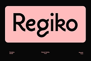 Regiko - Brand Identity Font, a Sans Serif Font by Pandeka Studio (Thumbnail 1 of 9)