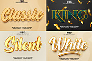 30 Golden 3d Text Effect Bundle PSD, a Layer Style Add-On by bdrobin (Thumbnail 3 of 8)