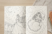 Magical Princess Coloring Book Vol32, a Person Illustration by ikarifq shop (Thumbnail 7 of 7)