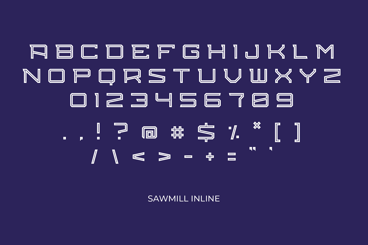 Sawmill | Athletic Display, a Serif Font by Doug Houvener (Photo 4 of 6)