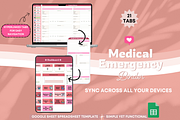 Medical Emergency Binder Spreadsheet, a Templates & Theme by bellaROSEworkshop (Thumbnail 4 of 6)