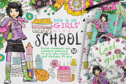 GIRL'S MIDDLE SCHOOL, an Education Illustration by Alisa Mikibith Art (Thumbnail 1 of 14)