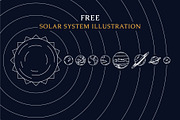 Space Illustration - monoline, an Illustration by Lightsense (Thumbnail 8 of 9)