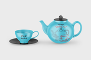 Teapot with Cup Mockups, a Cups & Container Mockup by Mockups Girl (Thumbnail 4 of 5)