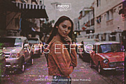 VHS Effect for Photoshop, a Brushes & More by PhotoSpirit (Thumbnail 1 of 14)