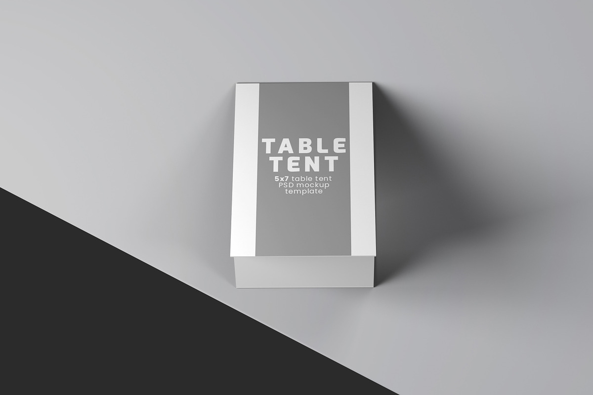 Table Tent Mockup Set, a Print Template by Modern Studio (Photo 5 of 8)