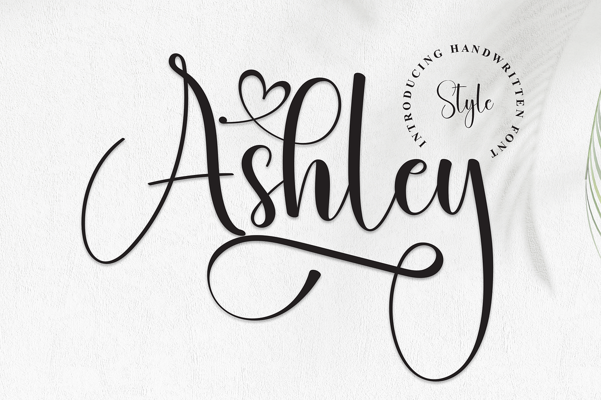Ashley | Script Font, a Handwritten Font by Scratchones (Photo 1 of 9)