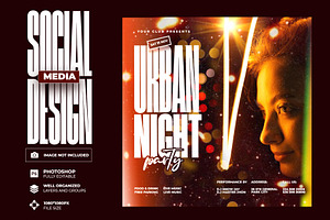 social media post design for party