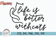 Cat Life Design Bundle, an Illustration by Phat Happy Life (Thumbnail 9 of 12)