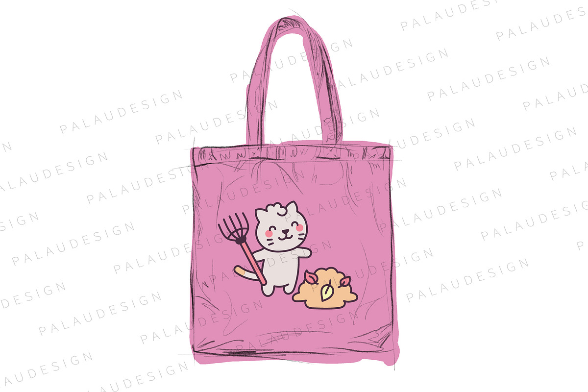 Cute Kawaii Cat Autumn Character, a Seasonal Illustration by Palau (Photo 3 of 12)
