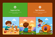 40 Animated Story Book Illustrations, an Education Illustration by Brickclay (Thumbnail 2 of 4)