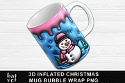 3D Inflated Christmas Mug Print PNG, an Object Graphic by BatVetDesigns (Thumbnail 3 of 3)