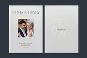 Elegant Wedding Program Template, a Brochure Template by BrandPacks (Thumbnail 4 of 5)