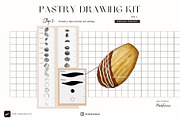 Procreate French Pastry Brush Pack, a Brush Add-On by Artbykimmyw (Thumbnail 5 of 9)