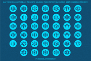 3 Letter Monogram Maker - PS Hangbla, a Serif Font by Para-Scope Design (Thumbnail 5 of 8)